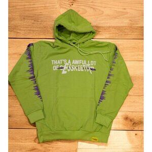 That's A Awful Lot of Cough Syrup Hoodie Men's Size S Neon Green Moto Desto Dubb
